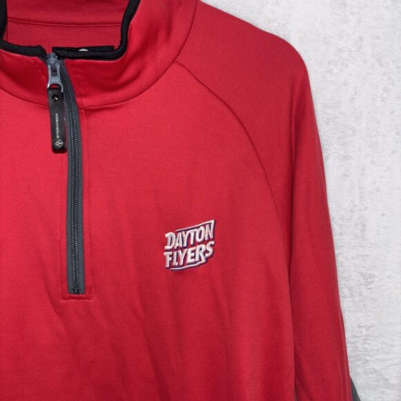 Dayton Flyers 1/4 Zip Pullover Jacket Stormtech Performance Long Sleeve Mens XL - Picture 2 of 5